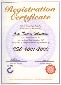 ISO-certificate